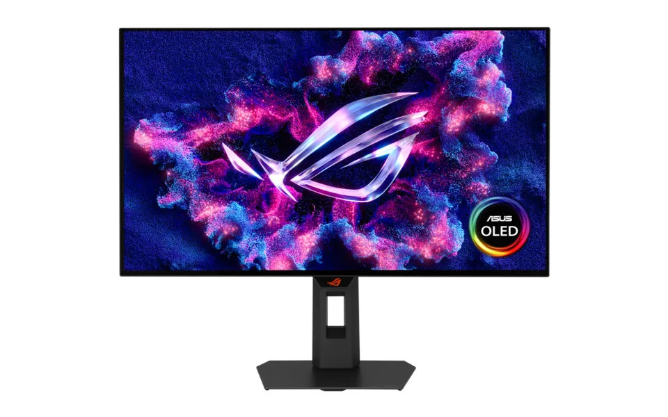 ASUS ROG XG27AQDMGR, isolated on a transparent background.