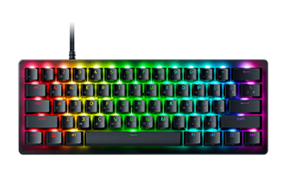 Razer Huntsman V3 Pro Mini — Black, isolated on a transparent background.