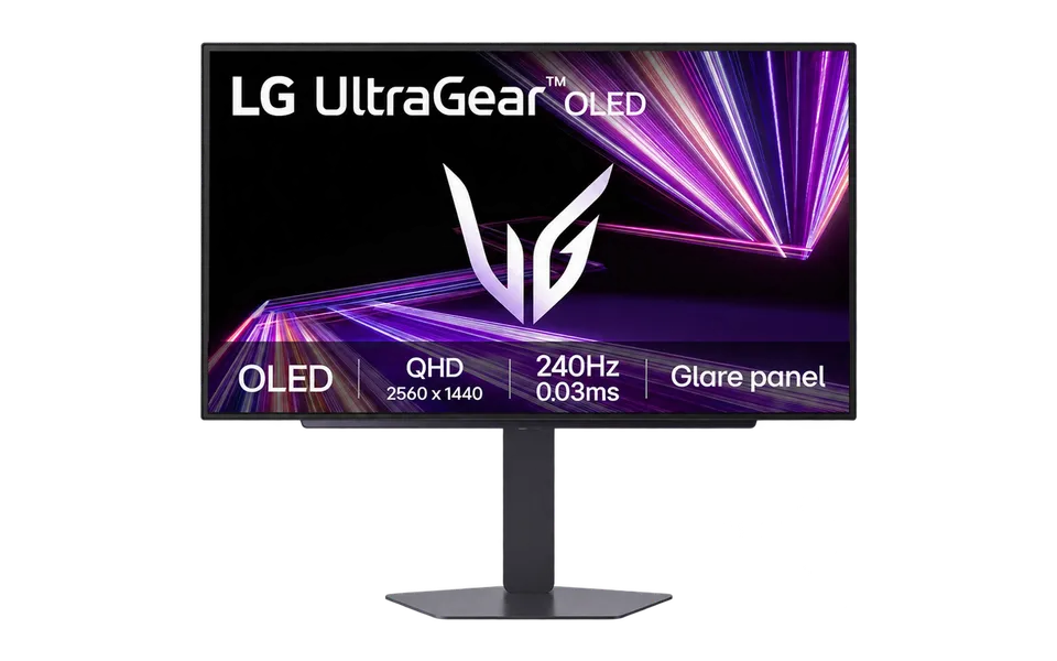LG UltraGear 27GX704A-B, isolated on a transparent background.